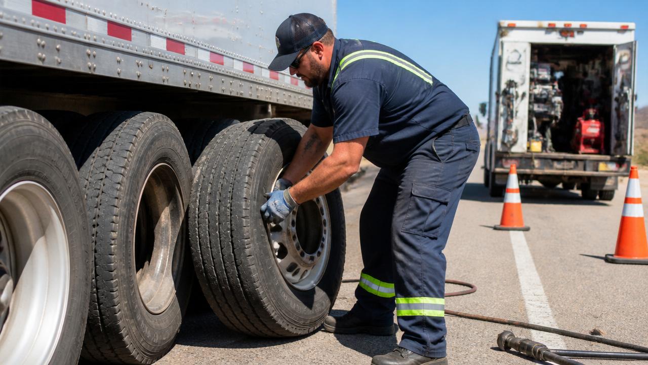 24/7 Heavy Duty Towing & Mobile Tire Replacement